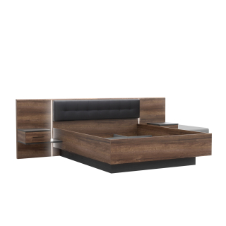 Posteľ do spálne - 160x200 Bed Bellevue Noble Oak