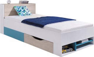 Posteľ do študenskej izby - RTV kabinet Mondi Dresser 188 cm dubový remeselník stojaci