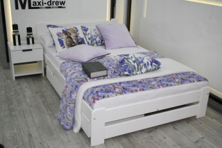 Posteľ do spálne - Pripravená komplexná moderná zásuvka 120 cm