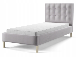 Posteľ do študenskej izby - Kabinet Pouf s prešívaným knockerom 120x40x50