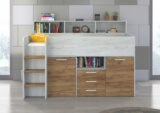 Poschodová posteľ - Hevea Junior 80x160 160x80 Detský matrac latex