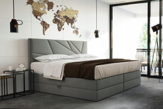 Posteľ do spálne - POSTEĽ VERDE LUX 160x200 Continental 9 ZÓN