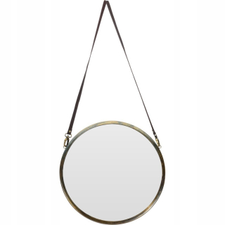 Zrkadlo do predsiene - Dekoratívne zrkadlo, zavesenie, okrúhle, 42 cm