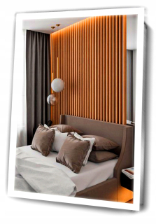 Kúpelňové zrkadlo - Zrkadlo 70x110 Kúpeľňa LED osvetlené vzory
