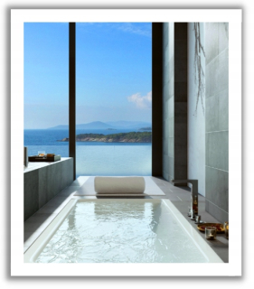 Kúpelňové zrkadlo - LED zrkadlo 80x90cm LED- 5 vzorov