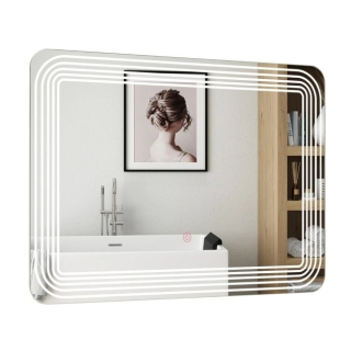 Kúpelňové zrkadlo - Spínač LED dotykového zrkadla 70 x 50