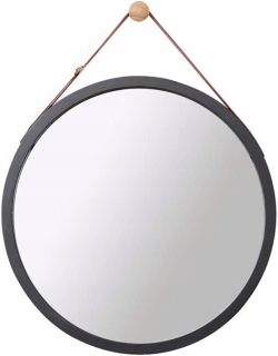 Zrkadlo do predsiene - Kovové zrkadlo na 45 cm podkroví okrúhle bar