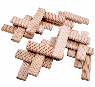 Nábytkové kolíky - Konektor nábytku Bukový typ domino 8x22x40 200 ks