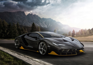 Tapeta do detskej izby - Lamborghini, plagát nálepky na tapetu 100x70cm