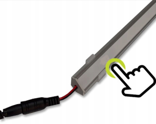 Osvetlenie nábytku - Kuchynská lampa pod 2 MB skrinky dotknite sa +k veľkosti