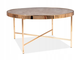 Konferenčný stolík do obývačky - Konferenčný stolík Karo lavica retro dubová tabuľka 85 cm