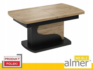 Konferenčný stolík do obývačky - Lavica L49 Bentered Craft Golden Black Craft