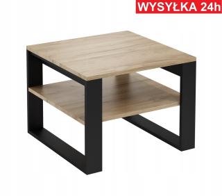 Kuchynský stôl - Loft K6 konferenčný stolík so Sonoma Wotatan Poličkou
