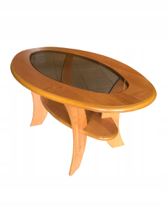 Konferenčný stolík do obývačky - Konferenčný stolík, Sonoma Oak, 68x50x38 cm, čipboard