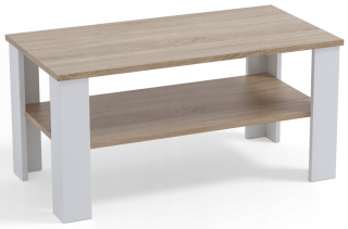Konferenčný stolík do obývačky - Lavičkový konferenčný stolík Sonoma White Shipping 24 hodín!
