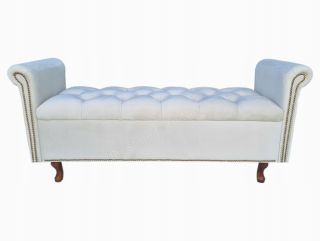 Sedací vak do detskej izby - Chesterfield Glamour Bench pod veľkosťou!