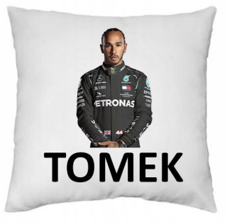 Vankúš na spanie - Lewis Hamilton F1 Foto vankúš Darček + meno