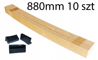 Rošty na posteľ - Jarný pás 880 mm s 10 pakovými rukoväťami