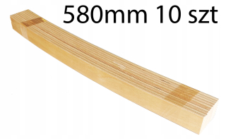 Rošty na posteľ - Jarný pruh elastického ohnutia 580 mm 10 pak