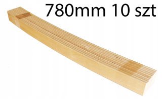 Rošty na posteľ - Jarný pruh elastického ohnutia 780 mm 10 pak