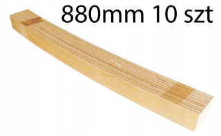 Rošty na posteľ - Jarný pruh elastického ohnutia 880 mm 10 pak