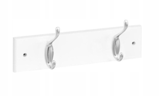 Vešiak do predsiene - Biała Chrome Hangers Strip 28cm 4 Vieš