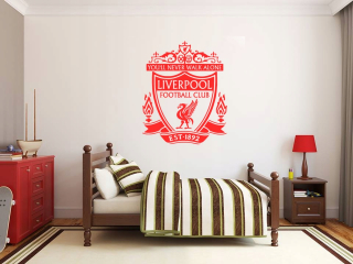 Destké samolepky - Liverpool fc stena nálepky na stenu dekorácie