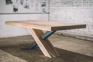 Kuchynský stôl - Jedáleň Oak Loft s ďalšími posteľami 280x100