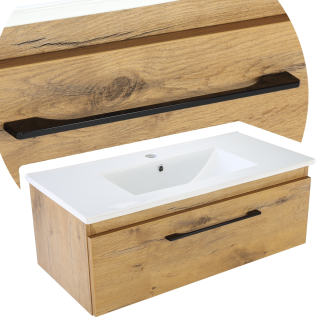 Skrinka do kúpeľne - Lupo White Stocket Cabinet so 45 cm umývadlom