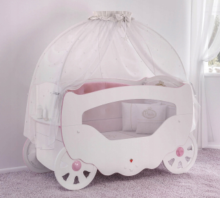 Ohrádka pre deti - Karoca Cot pre malú detskú princeznú 70x130