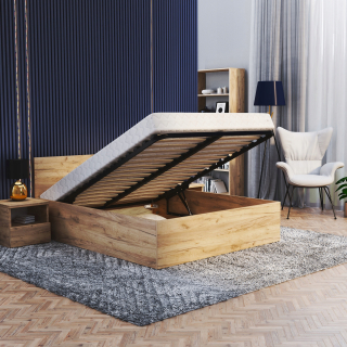 Posteľ do spálne - Posteľ 120x200 kovový rám + matrac Panama MM