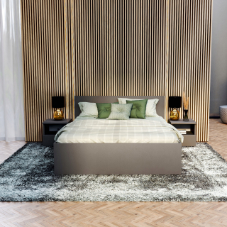 Posteľ do spálne - Topper Venerdi Black 180x200x7 matrac