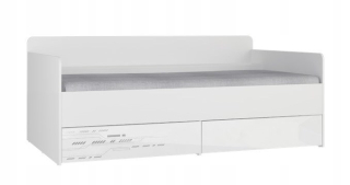 Posteľ 194x80x94 SpaceShip White/Bi.