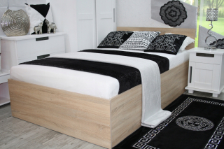 Posteľ do spálne - Posteľ 4d 140x200 Oak Sonoma Spálňa rám