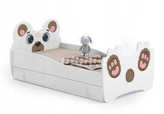 Posteľ pre detí - Penový matrac s dvoma tvrdosťou 60x130 20 cm