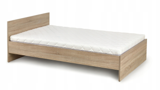 Posteľ do študenskej izby - Lima Bed 120x200 Oak Sonoma Mat Halmar
