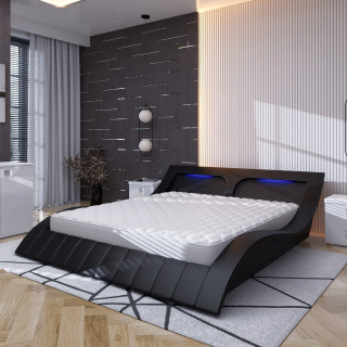 Posteľ do spálne - Manhatan III 140x200 lôžko s osvetlením LED