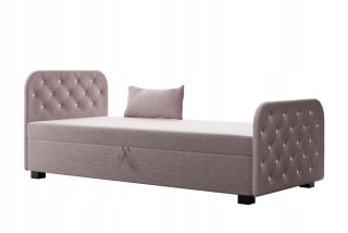 Posteľ do študenskej izby - 90 cm dalia +vankúš pre dievčatá 90 cm