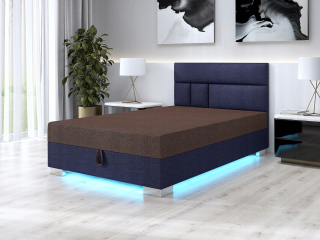 Posteľ do spálne - Gaučové posteľ s matracmi Astrid 130x200 +kontajner