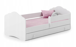 Posteľ pre detí - Dieťa pre detskú vlnu 140x70 so zásuvkou + matrac