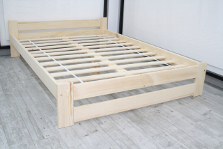 Posteľ do spálne - Rozšírenie šatníka 90 cm 2 dvere - biely lesk