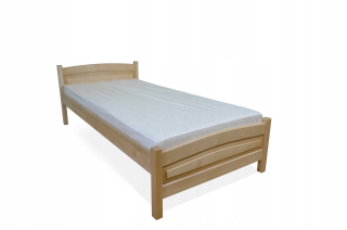 Posteľ do spálne - Drevená bukový posteľ Filonek 90x200 Bukový príroda