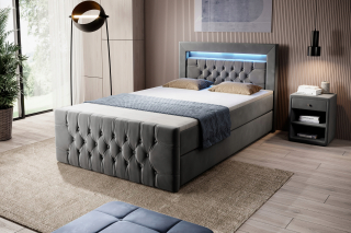 Posteľ do spálne - Arona Continental Bed 120/200 Nádoba a LED