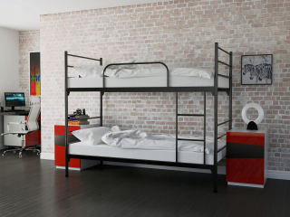 Posteľ do spálne - 90x200 Hadson Hadson Metal Bed zložené