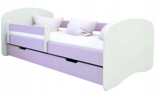 Detská posteľ - Mládežnícka posteľ 180 x 90 cm levanduľa Booboo
