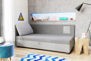 Posteľ do spálne - Posteľ mládeže s matracmi gauč gaja 80 cm