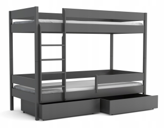Poschodová posteľ - Zehnhase Playpen so zipsom, šedá, 180