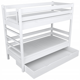 Detská posteľ - Moderná zásuvka Ola 120 cm predný lesk