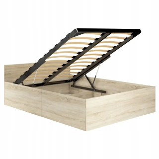 Posteľ do spálne - Spálňa s dvojlôžkom 120x200 Sonoma Oak Rám