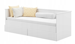 Posteľ do študenskej izby - FJell - posuvná šatníka 140 cm x 245 cm na dimenziu